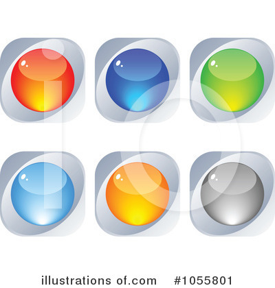 Royalty-Free (RF) Website Button Clipart Illustration by Andrei Marincas - Stock Sample #1055801