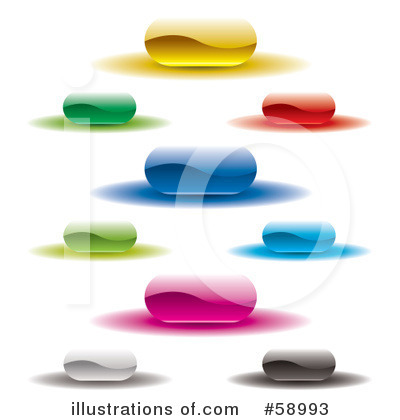 Royalty-Free (RF) Website Button Clipart Illustration by michaeltravers - Stock Sample #58993