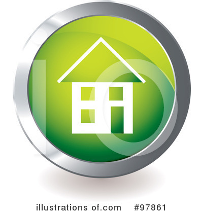 Royalty-Free (RF) Website Button Clipart Illustration by michaeltravers - Stock Sample #97861