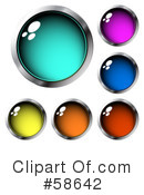 Website Buttons Clipart #58642 by MilsiArt