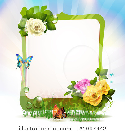 Royalty-Free (RF) Wedding Background Clipart Illustration by merlinul - Stock Sample #1097642