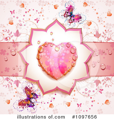 Valentine Background Clipart #1097656 by merlinul