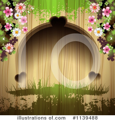 Royalty-Free (RF) Wedding Background Clipart Illustration by merlinul - Stock Sample #1139488