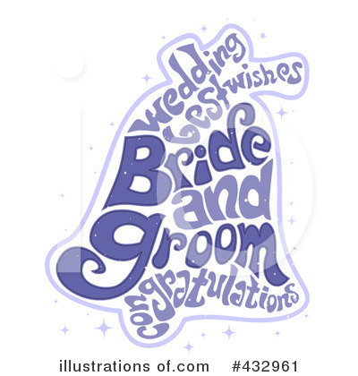 Royalty-Free (RF) Wedding Bells Clipart Illustration by BNP Design Studio - Stock Sample #432961