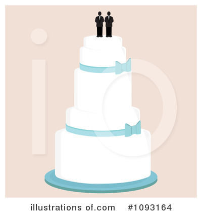 Royalty-Free (RF) Wedding Cake Clipart Illustration by Randomway - Stock Sample #1093164