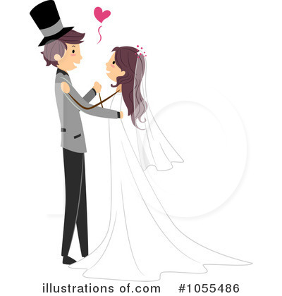 Royalty-Free (RF) Wedding Clipart Illustration by BNP Design Studio - Stock Sample #1055486