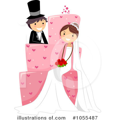 Royalty-Free (RF) Wedding Clipart Illustration by BNP Design Studio - Stock Sample #1055487