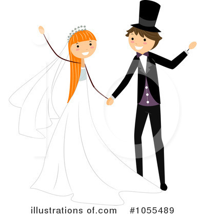 Royalty-Free (RF) Wedding Clipart Illustration by BNP Design Studio - Stock Sample #1055489