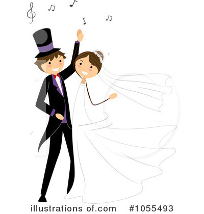 Royalty-Free (RF) Wedding Clipart Illustration by BNP Design Studio - Stock Sample #1055493