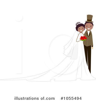 Royalty-Free (RF) Wedding Clipart Illustration by BNP Design Studio - Stock Sample #1055494