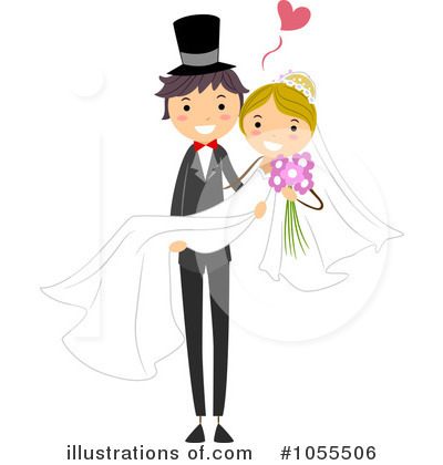 Royalty-Free (RF) Wedding Clipart Illustration by BNP Design Studio - Stock Sample #1055506