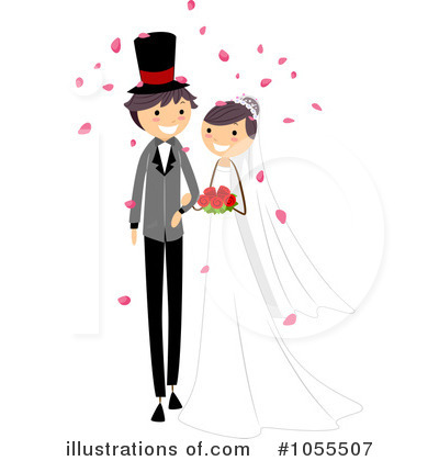Royalty-Free (RF) Wedding Clipart Illustration by BNP Design Studio - Stock Sample #1055507