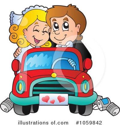 Wedding Car Clipart #1059842 by visekart