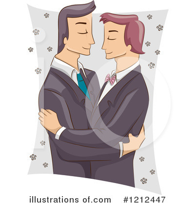 Gay Couple Clipart #1212447 by BNP Design Studio