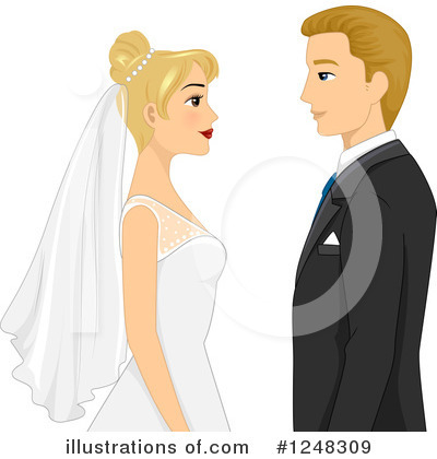 Royalty-Free (RF) Wedding Clipart Illustration by BNP Design Studio - Stock Sample #1248309