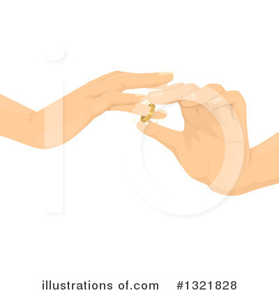 Royalty-Free (RF) Wedding Clipart Illustration by BNP Design Studio - Stock Sample #1321828