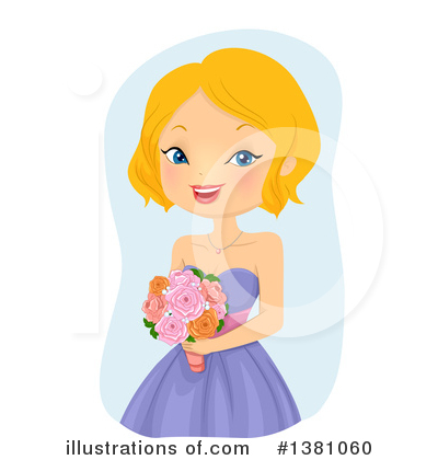 Bridesmaid Clipart #1381060 by BNP Design Studio