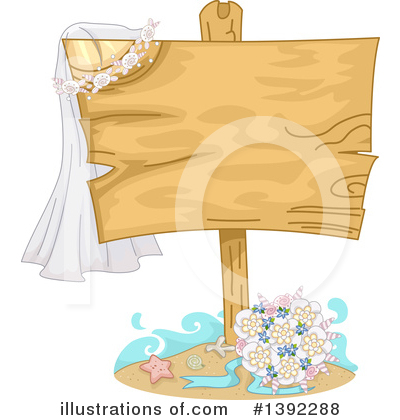 Royalty-Free (RF) Wedding Clipart Illustration by BNP Design Studio - Stock Sample #1392288