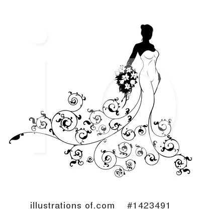 Royalty-Free (RF) Wedding Clipart Illustration by AtStockIllustration - Stock Sample #1423491