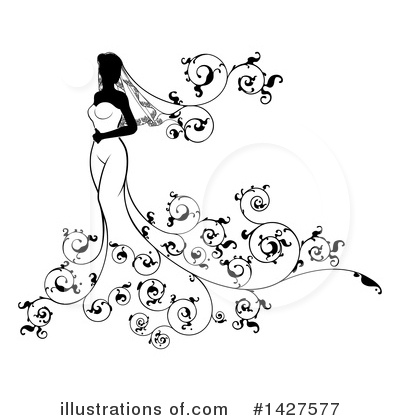 Royalty-Free (RF) Wedding Clipart Illustration by AtStockIllustration - Stock Sample #1427577