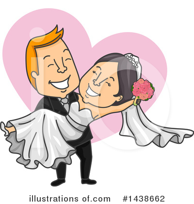 Royalty-Free (RF) Wedding Clipart Illustration by BNP Design Studio - Stock Sample #1438662