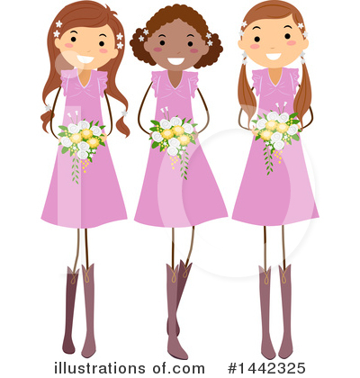 Bridesmaids Clipart #1442325 by BNP Design Studio