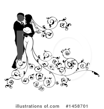 Royalty-Free (RF) Wedding Clipart Illustration by AtStockIllustration - Stock Sample #1458701