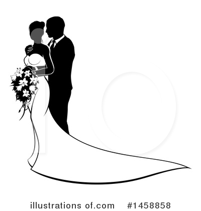 Royalty-Free (RF) Wedding Clipart Illustration by AtStockIllustration - Stock Sample #1458858
