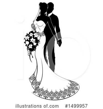 Royalty-Free (RF) Wedding Clipart Illustration by AtStockIllustration - Stock Sample #1499957