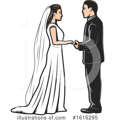Royalty-Free (RF) Wedding Clipart Illustration by Vector Tradition SM - Stock Sample #1616295
