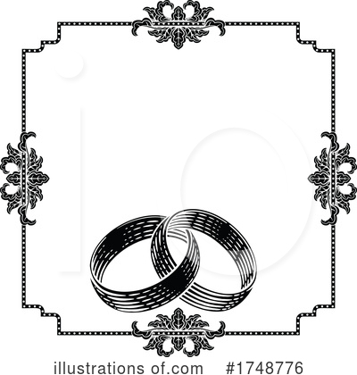 Wedding Rings Clipart #1748776 by AtStockIllustration