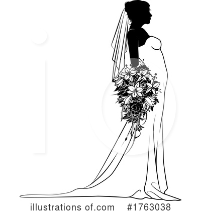 Royalty-Free (RF) Wedding Clipart Illustration by AtStockIllustration - Stock Sample #1763038