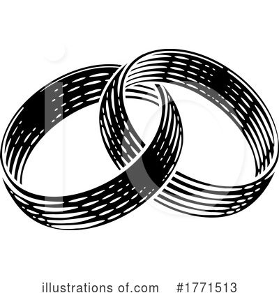 Wedding Rings Clipart #1771513 by AtStockIllustration