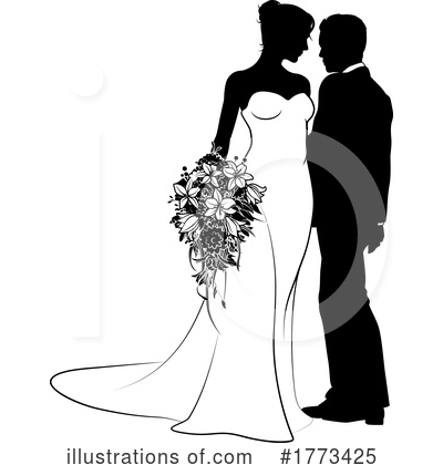Royalty-Free (RF) Wedding Clipart Illustration by AtStockIllustration - Stock Sample #1773425