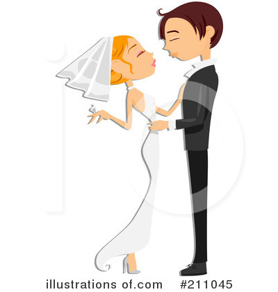 Royalty-Free (RF) Wedding Clipart Illustration by BNP Design Studio - Stock Sample #211045