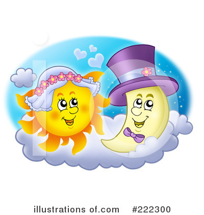 Sun And Moon Clipart #222300 by visekart
