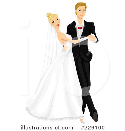 Royalty-Free (RF) Wedding Clipart Illustration by BNP Design Studio - Stock Sample #226100