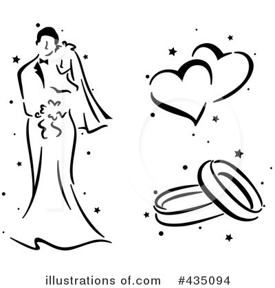 Wedding Rings Clipart #435094 by BNP Design Studio