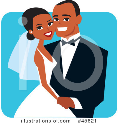 Royalty-Free (RF) Wedding Clipart Illustration by Monica - Stock Sample #45821