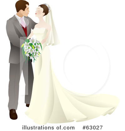 Bride Clipart #63027 by AtStockIllustration