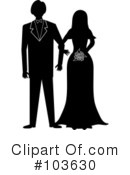Wedding Couple Clipart #103630 by Pams Clipart