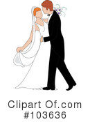Wedding Couple Clipart #103636 by Pams Clipart