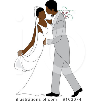 Wedding Couple Clipart #103674 by Pams Clipart