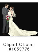 Wedding Couple Clipart #1059776 by AtStockIllustration