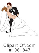 Wedding Couple Clipart #1081847 by Pams Clipart