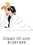 Wedding Couple Clipart #1081849 by Pams Clipart