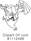 Wedding Couple Clipart #1112486 by toonaday