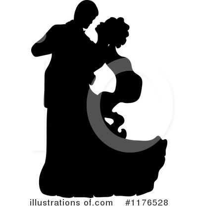 Wedding Couple Clipart #1176528 by Pams Clipart