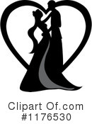 Wedding Couple Clipart #1176530 by Pams Clipart