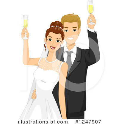 Just Married Clipart #1247907 by BNP Design Studio